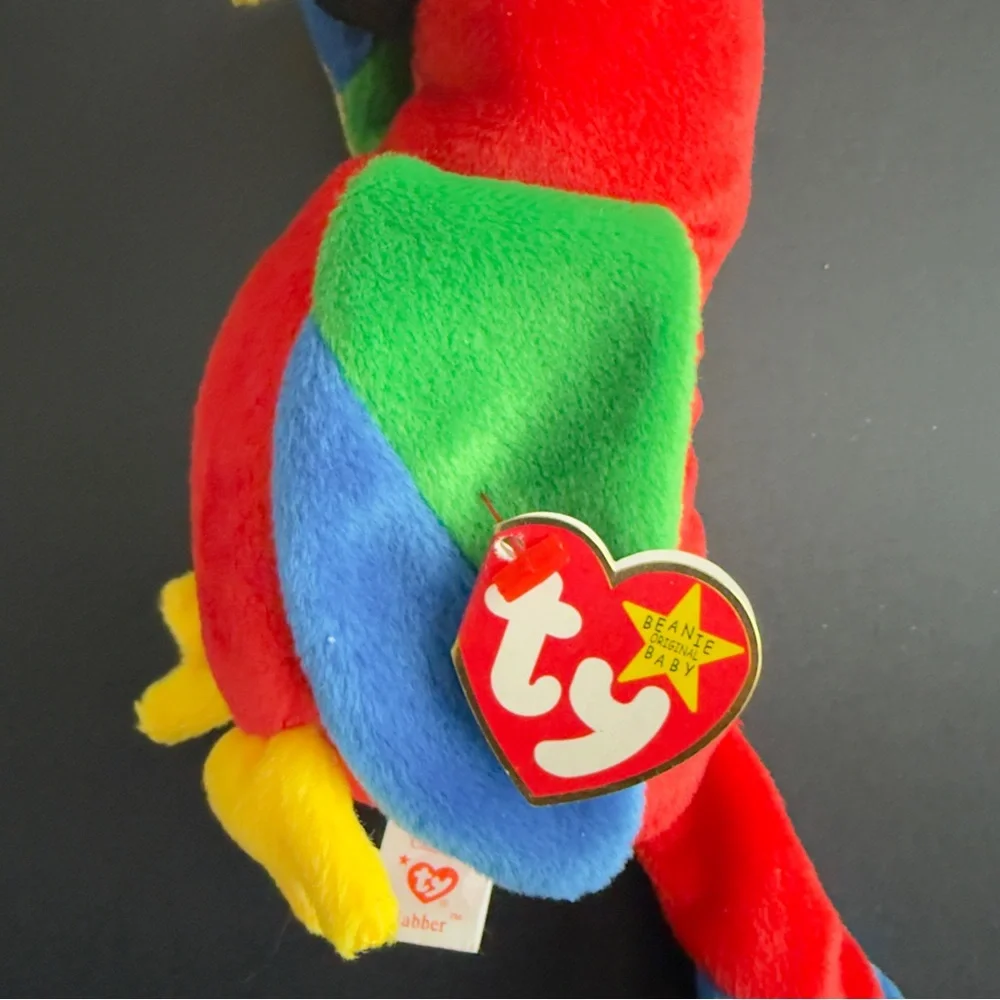 Ty Beanie Baby Jabber‎ The Parrot NWT